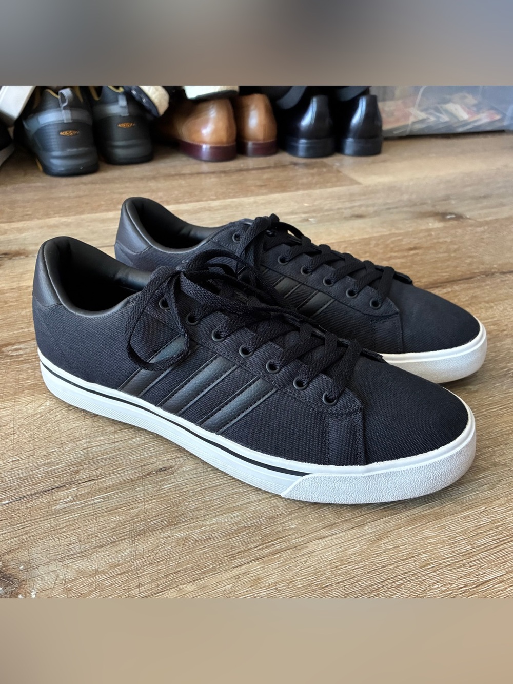 Adidas NEO Cloudfoam Super Daily "Core Black" (Style Code: BB9873) Men’s US 12